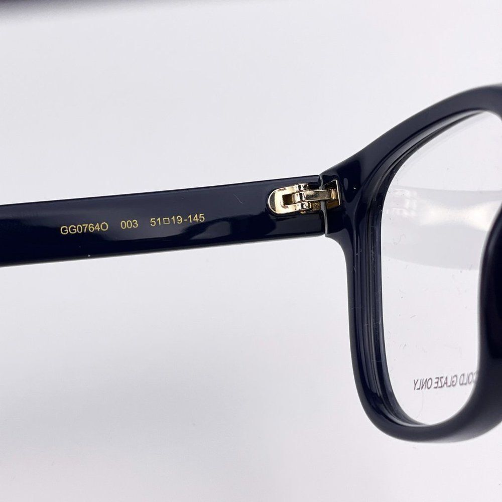 GUCCI GG0764O 003 Eyeglasses Dark Blue Square Women - Picture 8 of 9